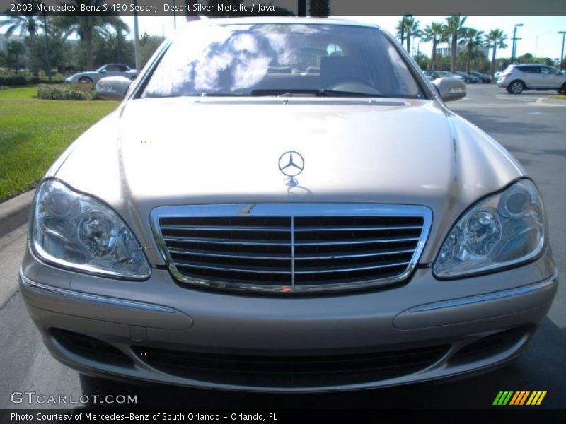 Desert Silver Metallic / Java 2003 Mercedes-Benz S 430 Sedan