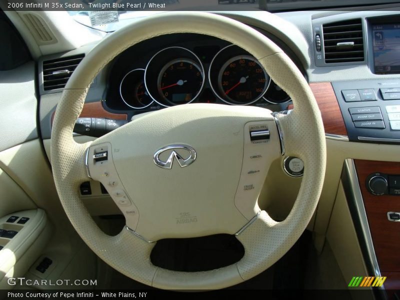Twilight Blue Pearl / Wheat 2006 Infiniti M 35x Sedan