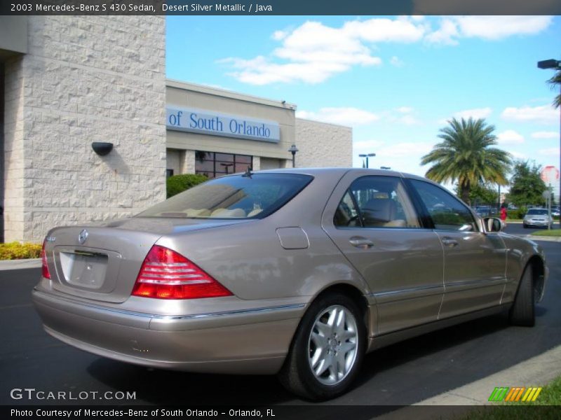 Desert Silver Metallic / Java 2003 Mercedes-Benz S 430 Sedan