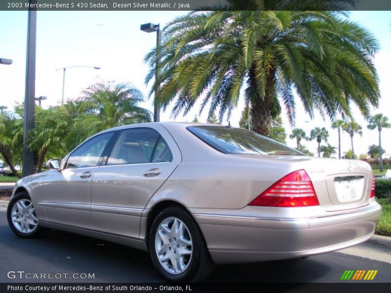 Desert Silver Metallic / Java 2003 Mercedes-Benz S 430 Sedan