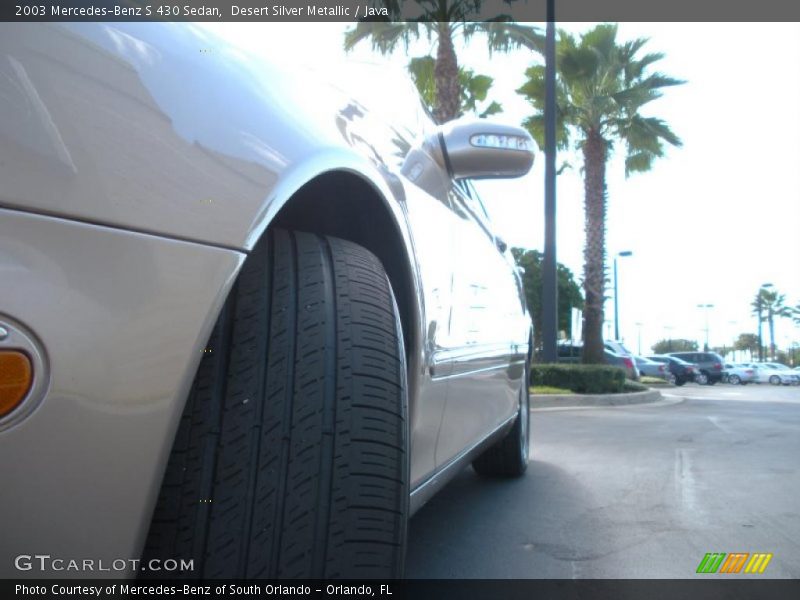 Desert Silver Metallic / Java 2003 Mercedes-Benz S 430 Sedan
