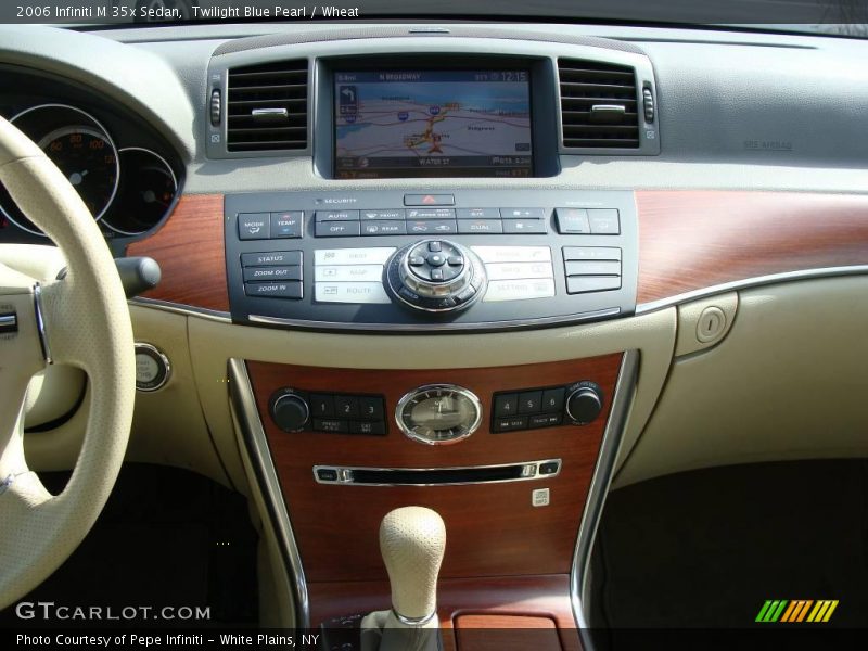 Twilight Blue Pearl / Wheat 2006 Infiniti M 35x Sedan