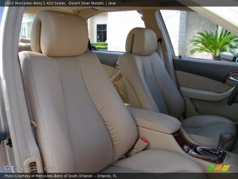Desert Silver Metallic / Java 2003 Mercedes-Benz S 430 Sedan