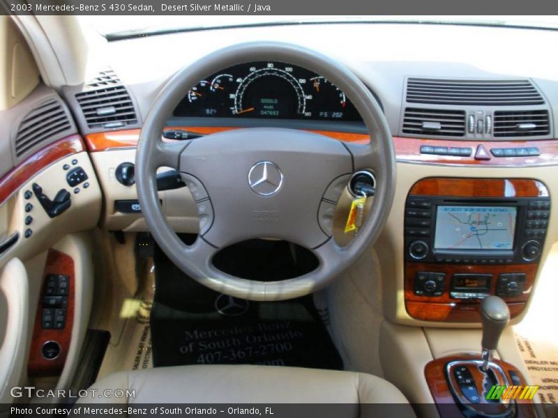  2003 S 430 Sedan Java Interior