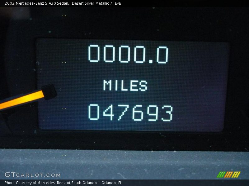 Desert Silver Metallic / Java 2003 Mercedes-Benz S 430 Sedan