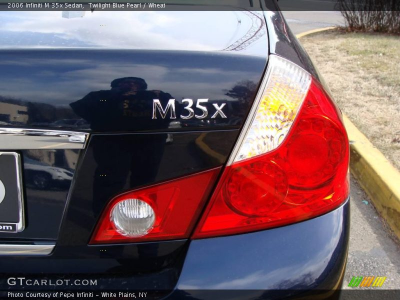Twilight Blue Pearl / Wheat 2006 Infiniti M 35x Sedan