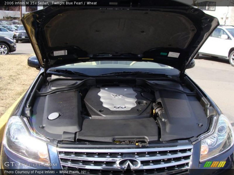 Twilight Blue Pearl / Wheat 2006 Infiniti M 35x Sedan