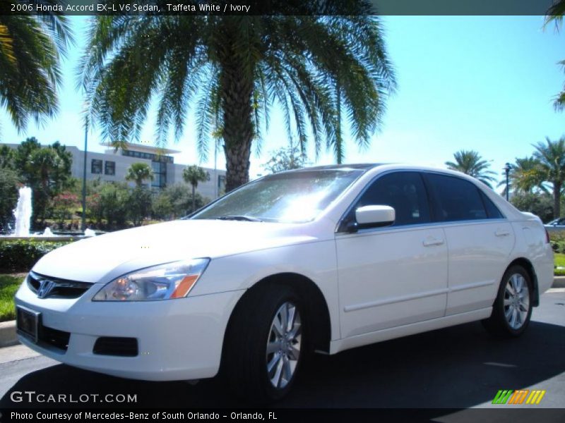 Taffeta White / Ivory 2006 Honda Accord EX-L V6 Sedan
