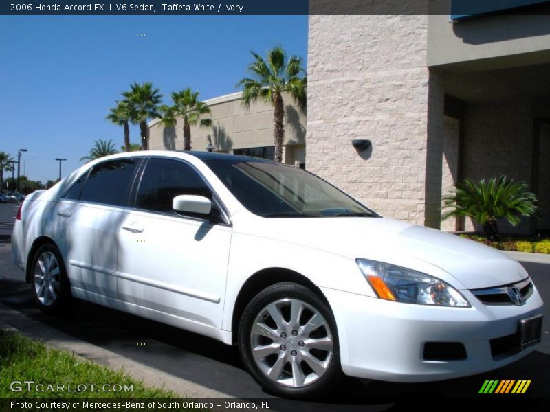 Taffeta White / Ivory 2006 Honda Accord EX-L V6 Sedan