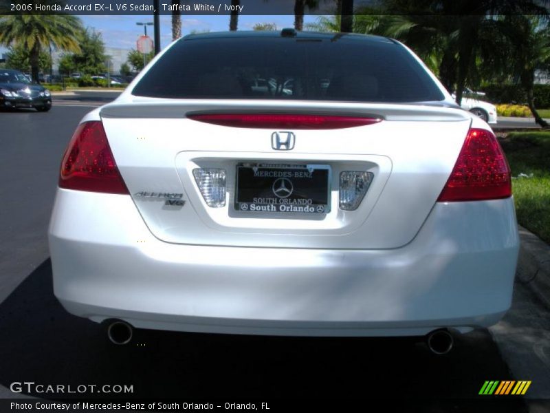 Taffeta White / Ivory 2006 Honda Accord EX-L V6 Sedan