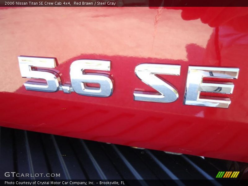 Red Brawn / Steel Gray 2006 Nissan Titan SE Crew Cab 4x4