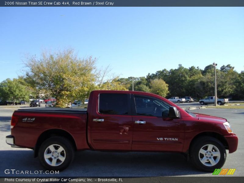 Red Brawn / Steel Gray 2006 Nissan Titan SE Crew Cab 4x4