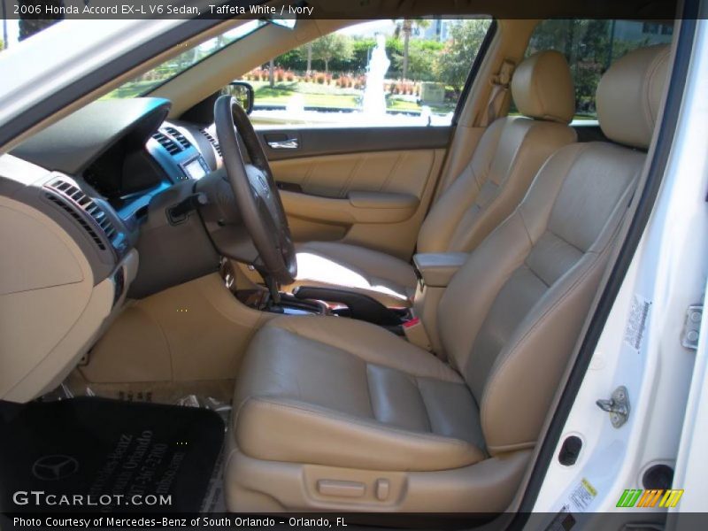 Taffeta White / Ivory 2006 Honda Accord EX-L V6 Sedan