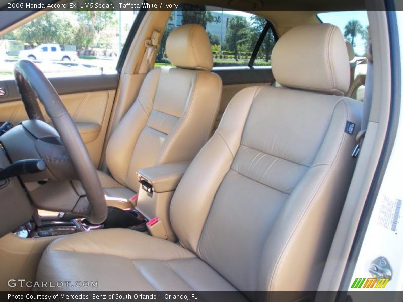 Taffeta White / Ivory 2006 Honda Accord EX-L V6 Sedan