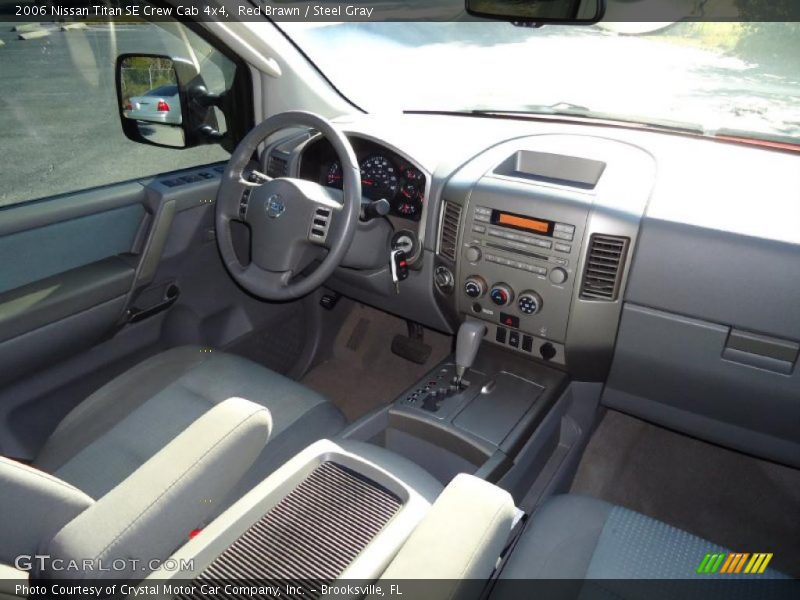  2006 Titan SE Crew Cab 4x4 Steel Gray Interior