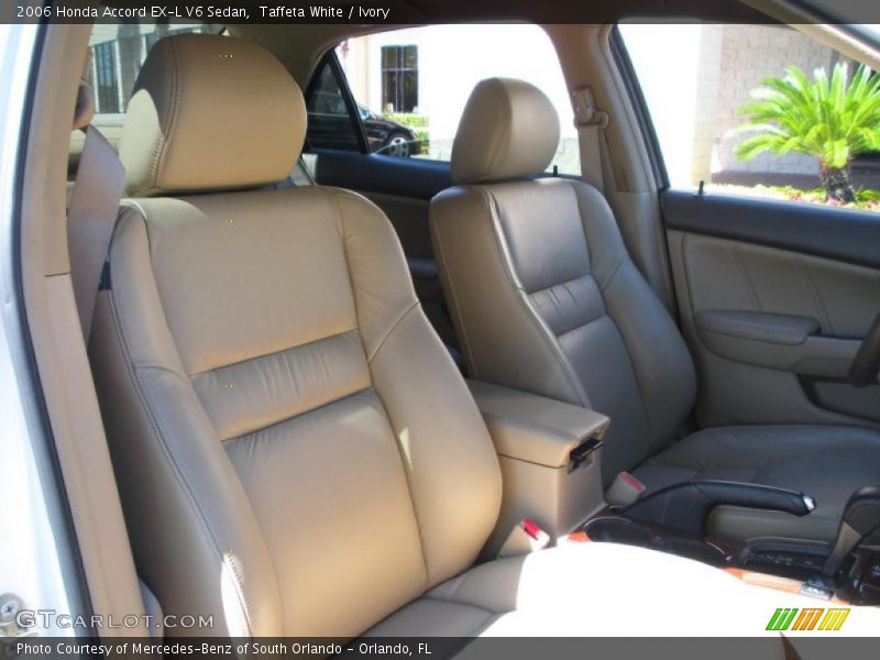 Taffeta White / Ivory 2006 Honda Accord EX-L V6 Sedan