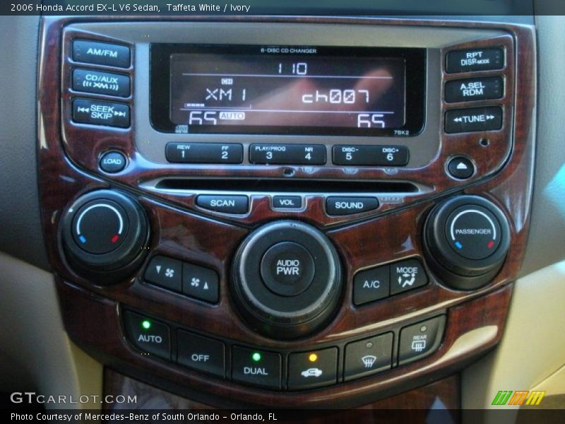 Taffeta White / Ivory 2006 Honda Accord EX-L V6 Sedan