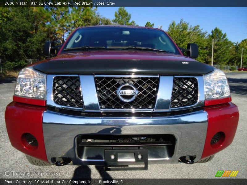 Red Brawn / Steel Gray 2006 Nissan Titan SE Crew Cab 4x4