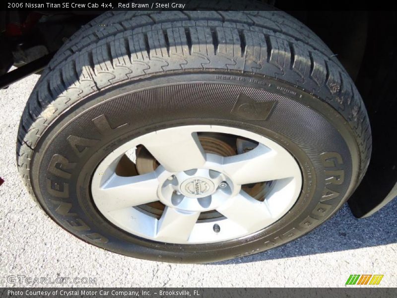 Red Brawn / Steel Gray 2006 Nissan Titan SE Crew Cab 4x4
