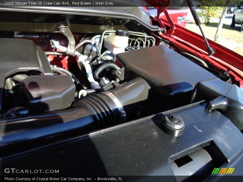 Red Brawn / Steel Gray 2006 Nissan Titan SE Crew Cab 4x4