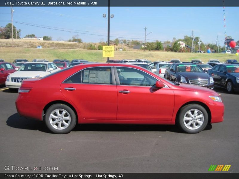 Barcelona Red Metallic / Ash 2011 Toyota Camry LE