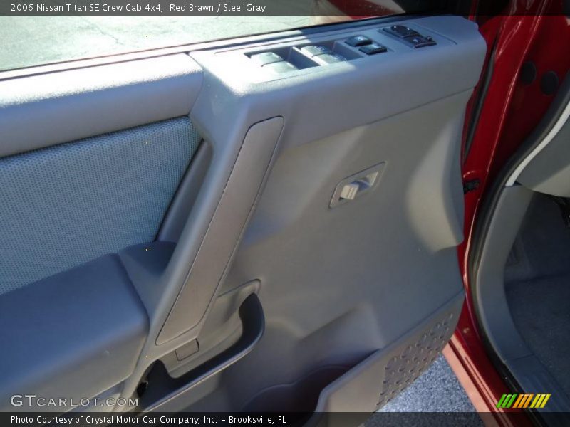 Red Brawn / Steel Gray 2006 Nissan Titan SE Crew Cab 4x4