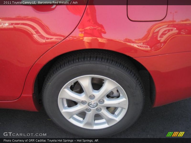 Barcelona Red Metallic / Ash 2011 Toyota Camry LE
