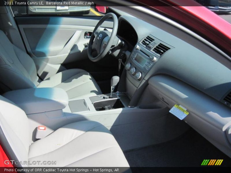 Barcelona Red Metallic / Ash 2011 Toyota Camry LE