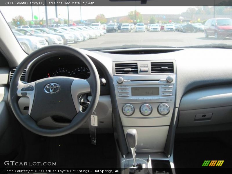 Barcelona Red Metallic / Ash 2011 Toyota Camry LE