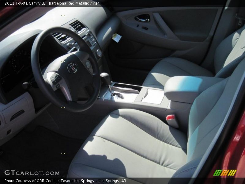 Barcelona Red Metallic / Ash 2011 Toyota Camry LE