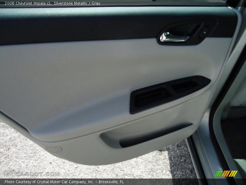Silverstone Metallic / Gray 2008 Chevrolet Impala LS