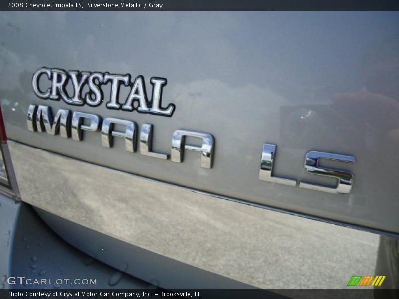 Silverstone Metallic / Gray 2008 Chevrolet Impala LS