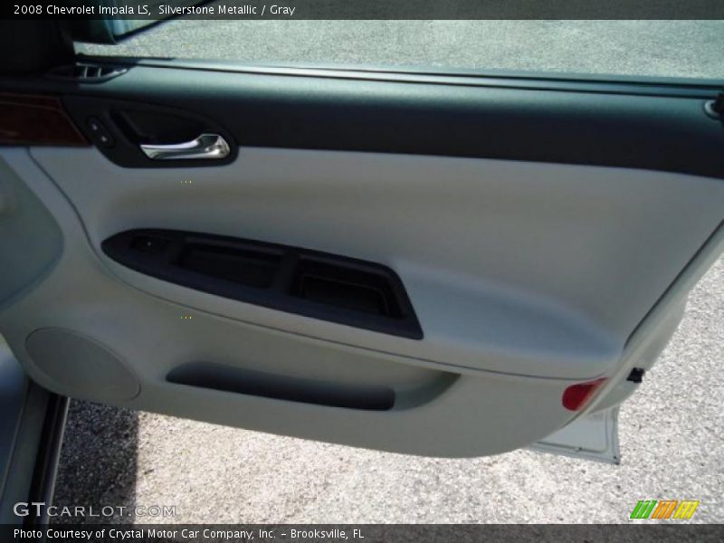 Silverstone Metallic / Gray 2008 Chevrolet Impala LS