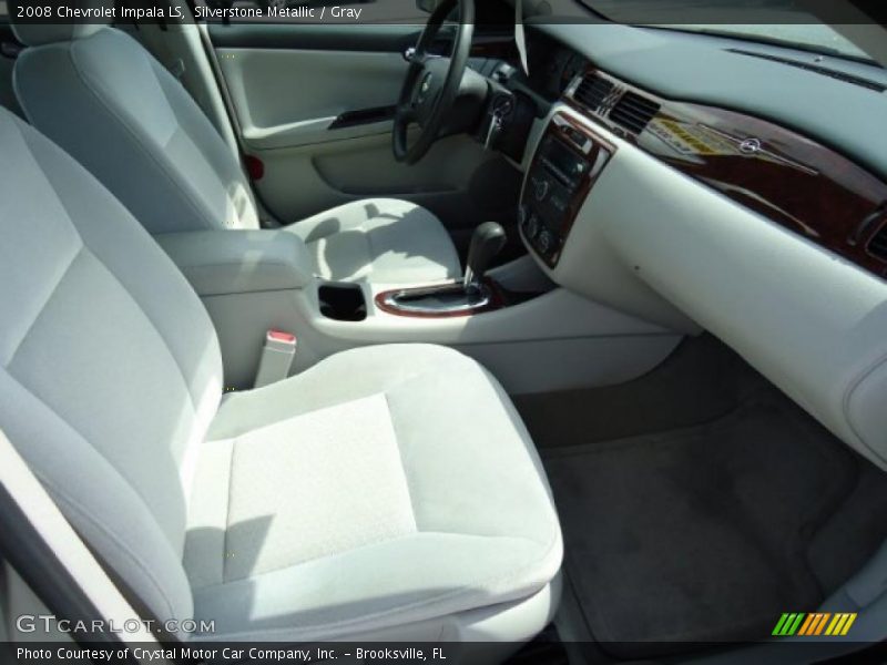 Silverstone Metallic / Gray 2008 Chevrolet Impala LS
