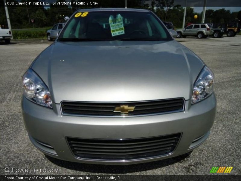 Silverstone Metallic / Gray 2008 Chevrolet Impala LS
