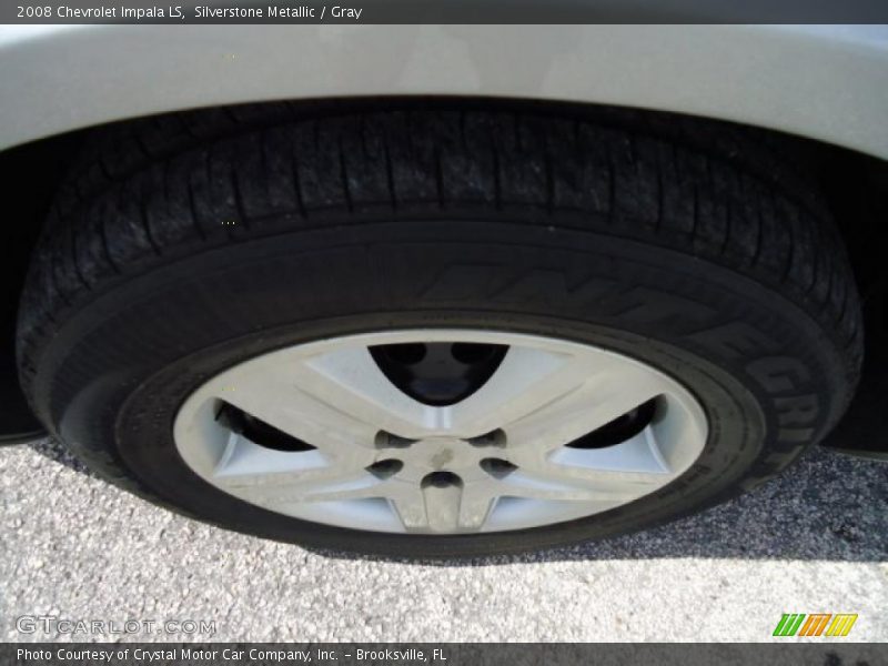 Silverstone Metallic / Gray 2008 Chevrolet Impala LS