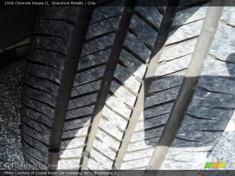 Silverstone Metallic / Gray 2008 Chevrolet Impala LS