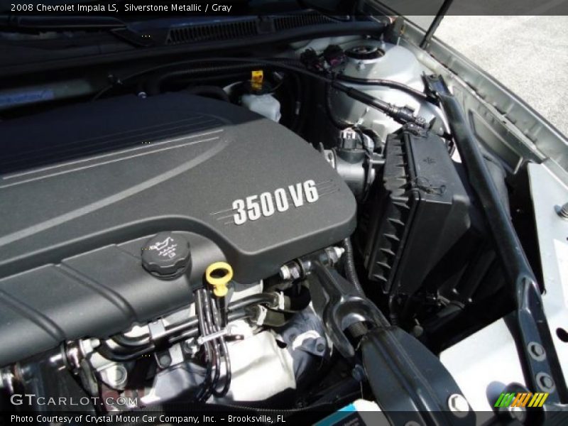 Silverstone Metallic / Gray 2008 Chevrolet Impala LS