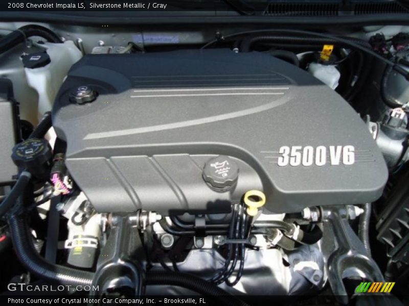 Silverstone Metallic / Gray 2008 Chevrolet Impala LS