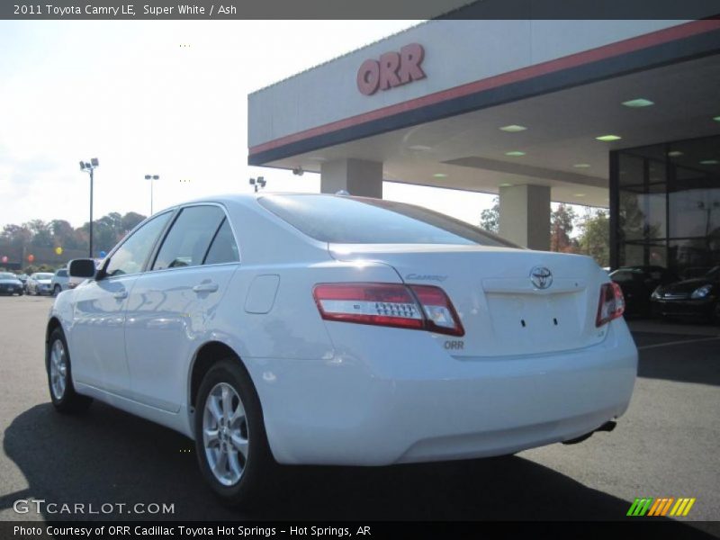 Super White / Ash 2011 Toyota Camry LE
