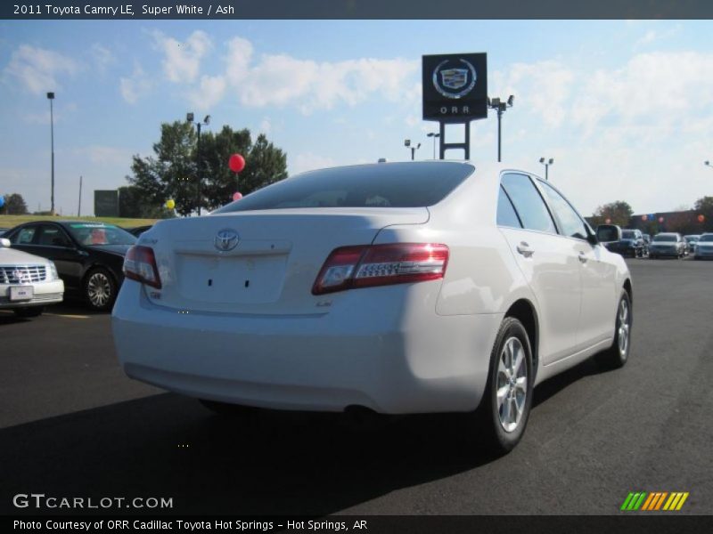 Super White / Ash 2011 Toyota Camry LE