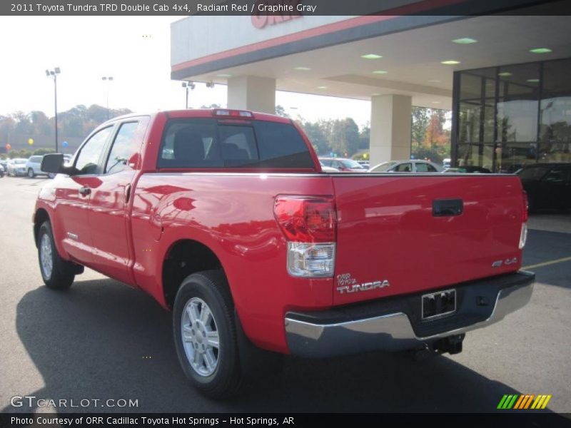 Radiant Red / Graphite Gray 2011 Toyota Tundra TRD Double Cab 4x4