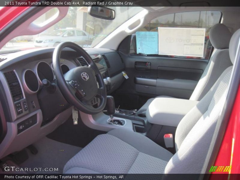  2011 Tundra TRD Double Cab 4x4 Graphite Gray Interior