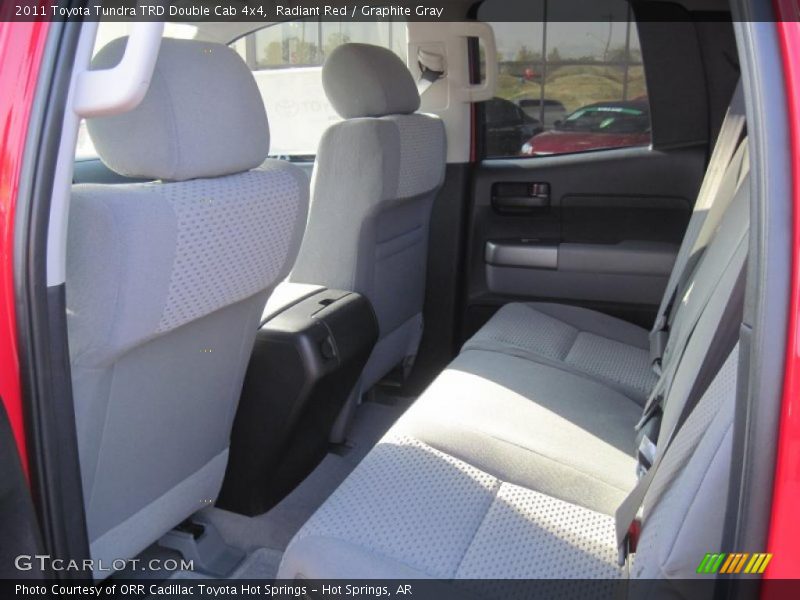 Radiant Red / Graphite Gray 2011 Toyota Tundra TRD Double Cab 4x4