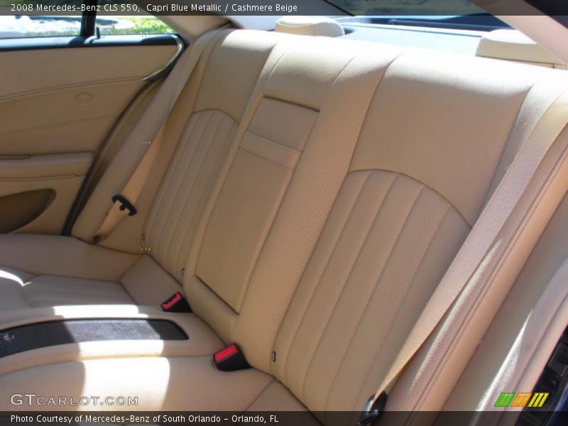 Capri Blue Metallic / Cashmere Beige 2008 Mercedes-Benz CLS 550