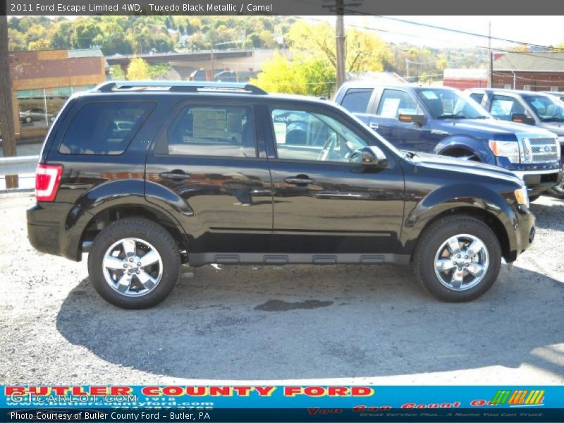 Tuxedo Black Metallic / Camel 2011 Ford Escape Limited 4WD
