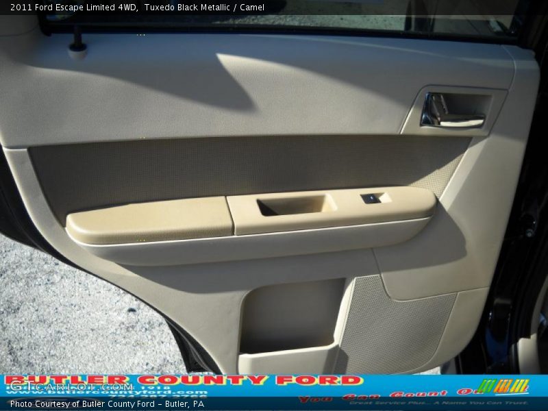 Tuxedo Black Metallic / Camel 2011 Ford Escape Limited 4WD