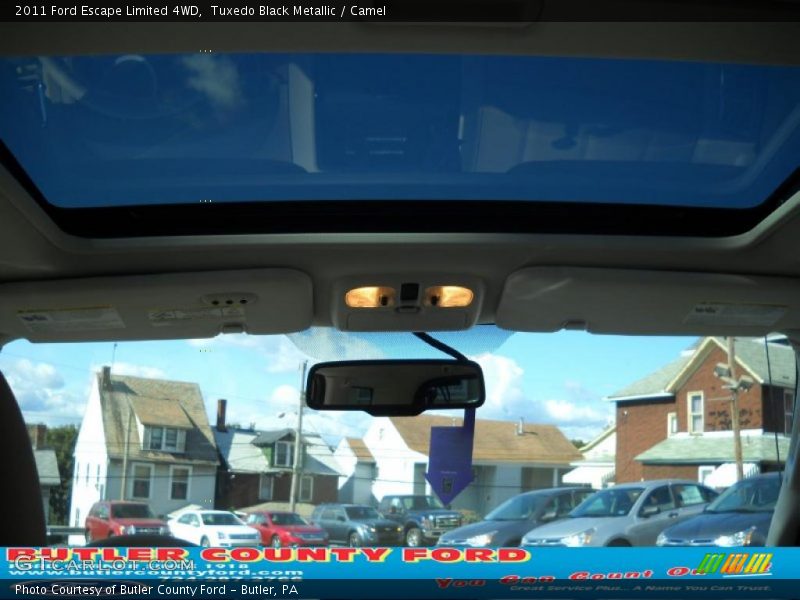 Tuxedo Black Metallic / Camel 2011 Ford Escape Limited 4WD