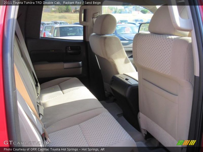 Radiant Red / Sand Beige 2011 Toyota Tundra TRD Double Cab