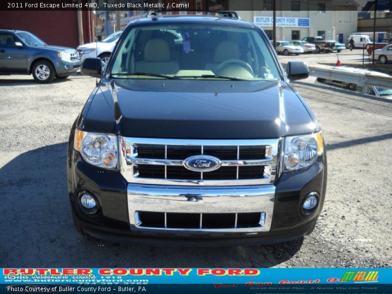 Tuxedo Black Metallic / Camel 2011 Ford Escape Limited 4WD